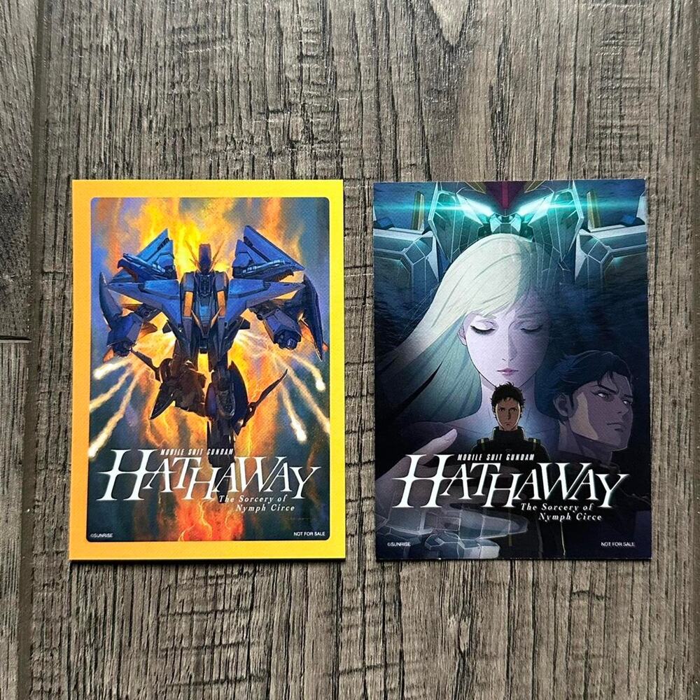 2026 Mobile Suit Gundam Hathaway Nymph Circe Movie Promo Mini Collector Card